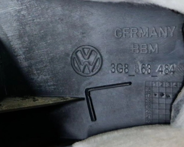 AUTRE PIÈCES WYKONCZENIA VW ARTEON (3H7) 3G8863484 2.0L DIESEL 140KW 2017