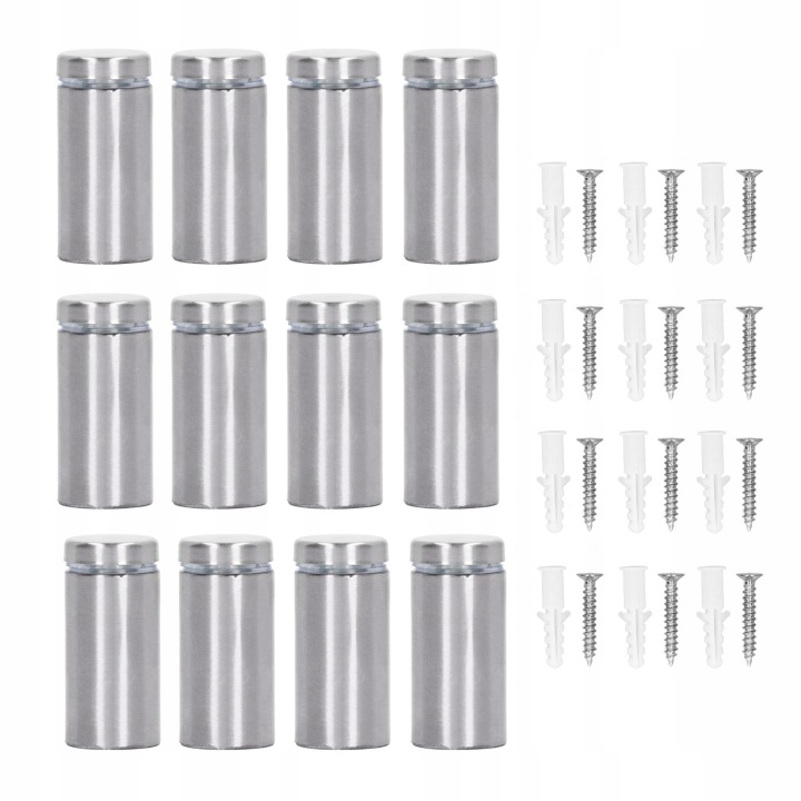 BOULONS DYSTANSOWE 12PCS REPÈRE SCIENNY AVEC ACIER INOXYDABLE REKLAMA SX