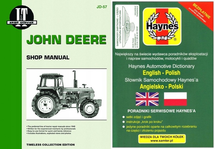 JOHN DEERE 4050 4250 4450 4650 4850 (1983-88) MANUAL REPARACIÓN +GRATIS 24H 