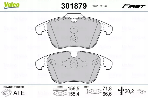 ZAPATAS HAMULC. FORD S-MAX 06- 