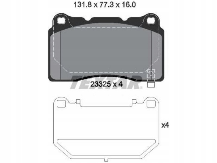 ZAPATAS PARTE DELANTERA OPEL INSIGNIA A 2.8 09-17 ASTRA J 2.0 12-15 H 1.8 13- 