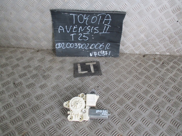 PETIT MOTEUR VITRES GAUCHE ARRIÈRE TOYOTA AVENSIS T25 02-06R