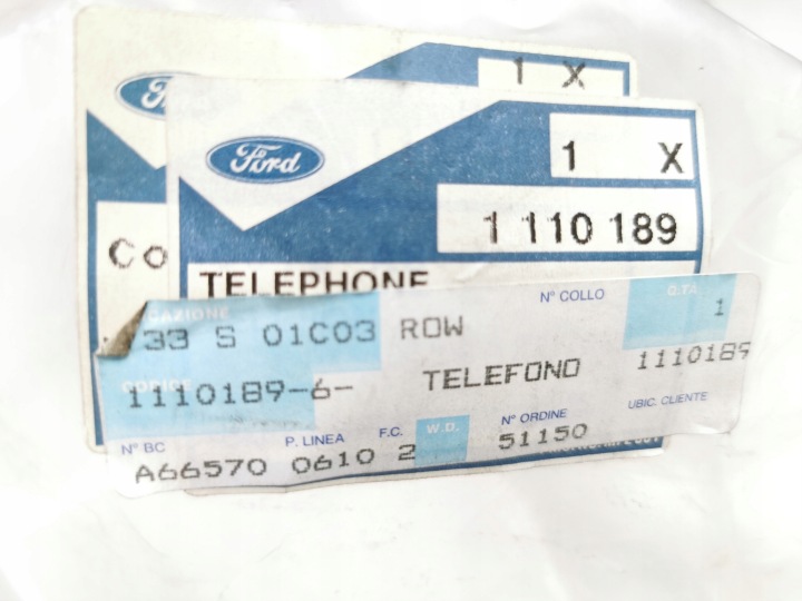 CONSOLE TELEFONICZNA, KIT HAUT-PARLEUR FORD TRANSIT 2000-2006 1110189