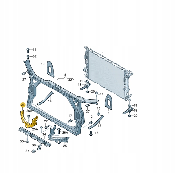 NUEVO ASO SOPORTE LAPY AUDI A5 A4 B8 IZQUIERDO + DERECHA 