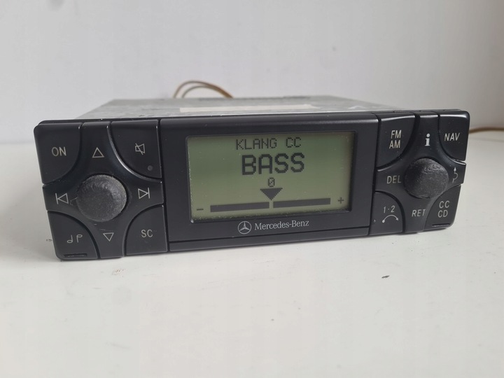 RADIO BOSCH APS MERCEDES W124 190 W202 W210 SLK CLK W140 208 R170 R129 CÓDIGO 