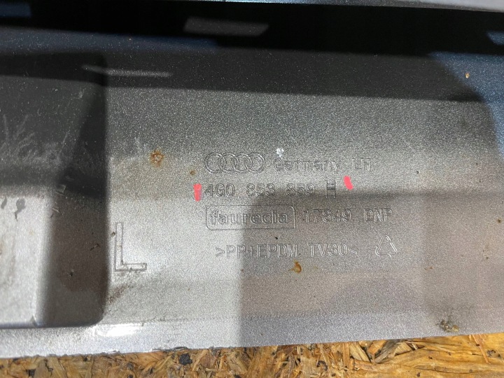 AUDI A6 C7 4G LIFT 14-18 S-LINE MOULURE SEUIL GAUCHE REVÊTEMENT SUR SEUIL GAUCHE
