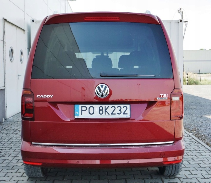 VW VOLKSWAGEN CADDY IV MOULURE CHROME SUR COUVERCLE DE COFFRE