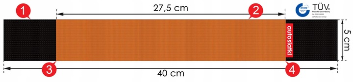 AUTORZEP - SOPORTE AL RZEP PARA DE MALETERO - 40 CM 