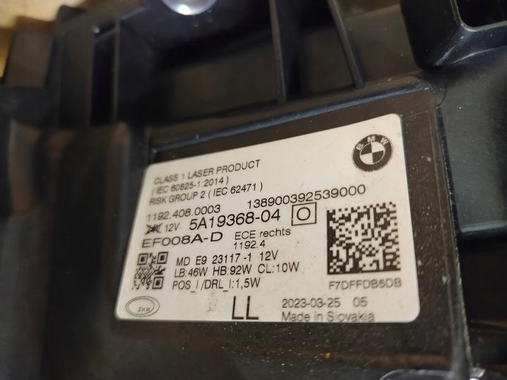 BMW G22 G23 G26 LASER PHARE DROITE GAUCHE PARFAIT