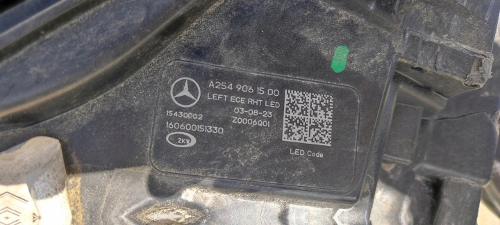 MERCEDES GLC W254 PHARE PROJECTEUR GAUCHE LED HIGH PERFORMANCE A2549061500