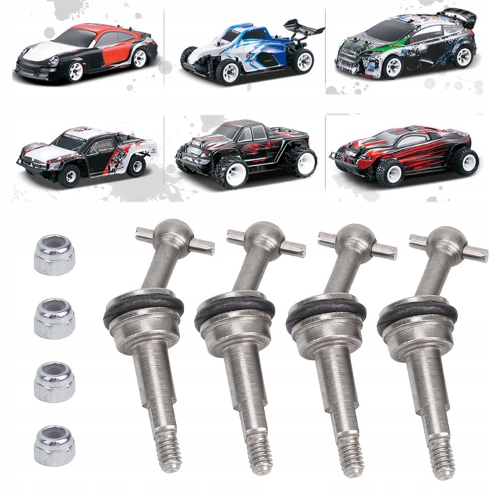 WLTOYS 1/28 RC CAR MÉTAL JOINT SHAFT 4PCS UPGRADE K979 K999