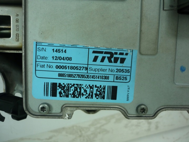 SUPPORT ÉLECTRIQUE FIAT IDEA 00051805279