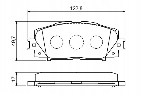 TRINKELĖS HAM. TOYOTA YARIS BOSCH nuotrauka 6