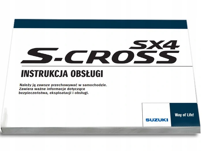 SUZUKI SX4 S-CROSS 2016-2020+RADIO MANUAL MANTENIMIENTO POLACO 