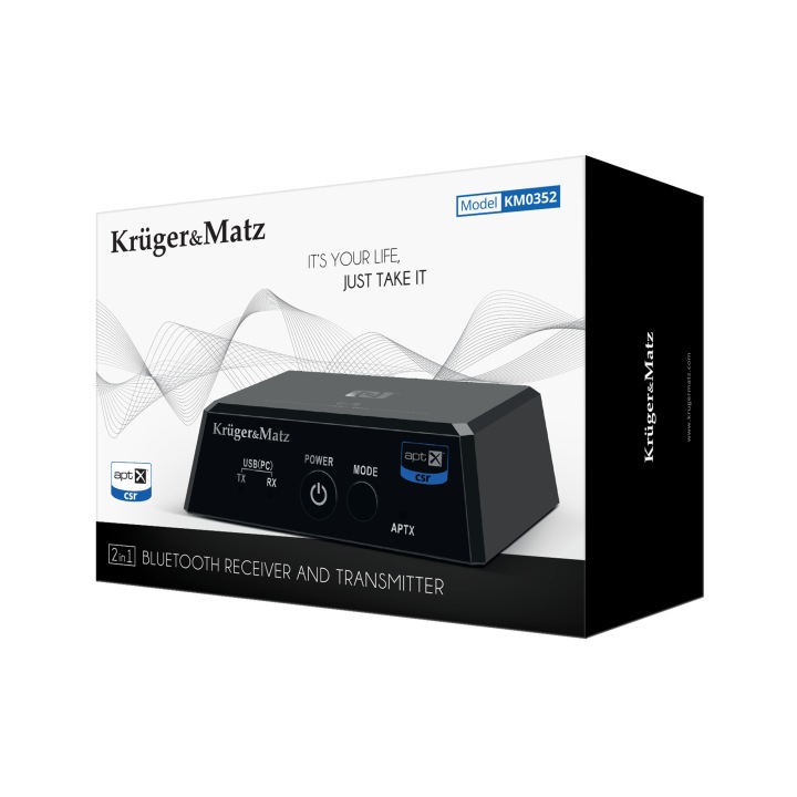 RÉCEPTEUR I ÉMETTEUR BLUETOOTH KRUGER&MATZ BT-1