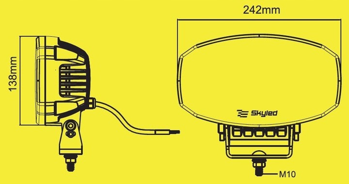 LAMP LONG-RANGE SKYLED JUMBO DRACO FULL LED 