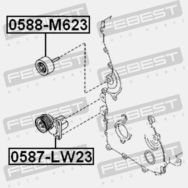 TENDEUR COURROIE MAZDA 3 BK 2003-2006 EUROPE