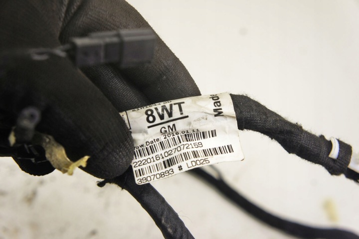 MZ085 OPEL ASTRA K V FAISCEAU DE CÂBLES COUVERCLES DE COFFRE 39070893 UNIVERSEL