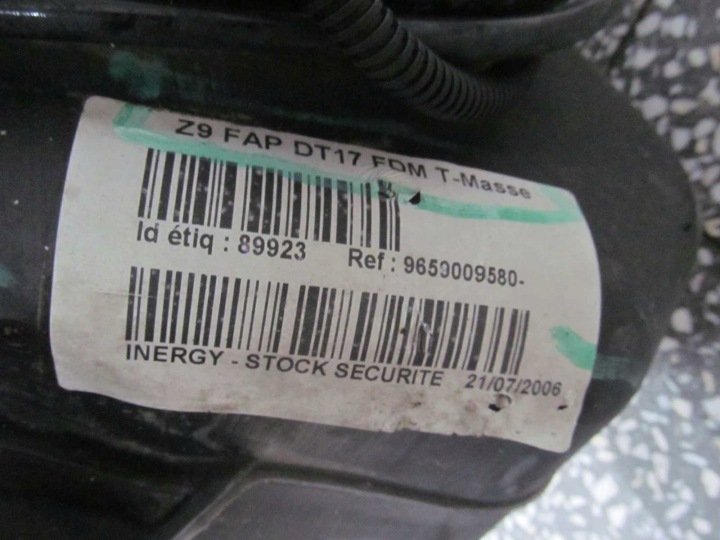 PEUGEOT 607 2.2 2.7 HDI RÉSERVOIR RÉSERVOIR CARBURANTS 9659009580