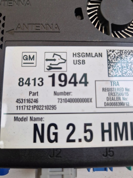 2018 OPEL INSIGNIA B MODULE NAVIGATION 453116246