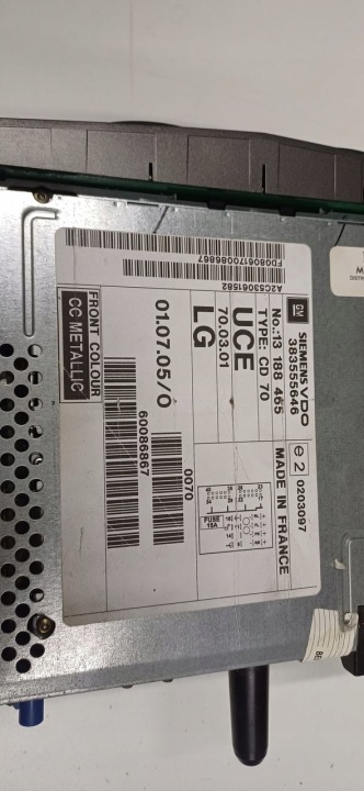 OPEL ASTRA H III 06R RADIO CD 70 SIEMENS VDO 13188465