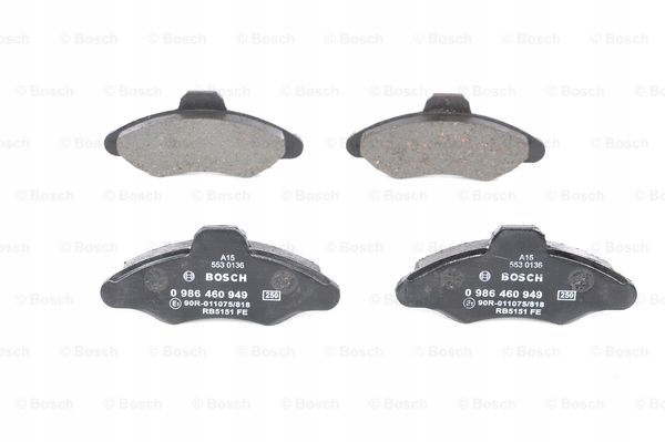 PLAQUETTES FREIN JEU AVANT FORD ESCORT '91 EXPRESS, ESCORT '95, ESCORT V,