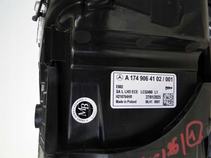 MERCEDES PHARE GAUCHE LED MULTIBEAM CLA 174 W174 178 W178
