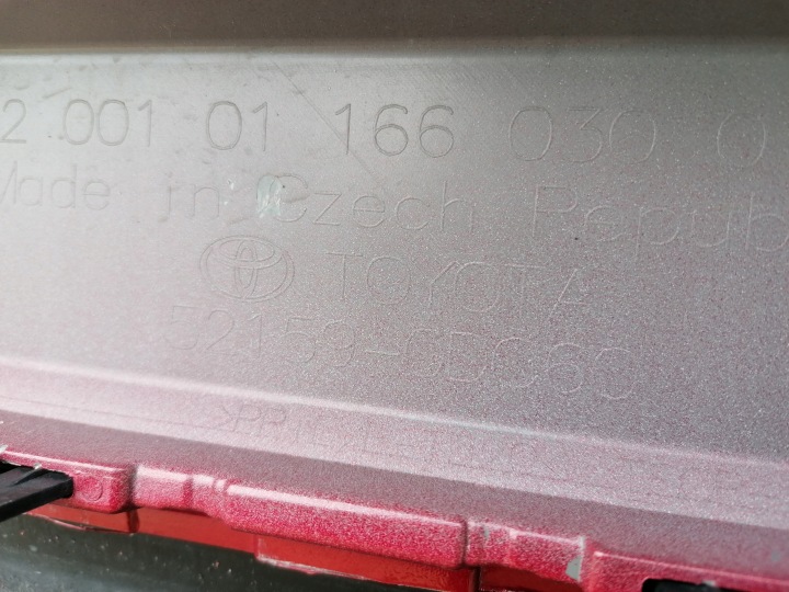 PARE-CHOCS ARRIÈRE ARRIÈRE TOYOTA YARIS 4 IV 2020-