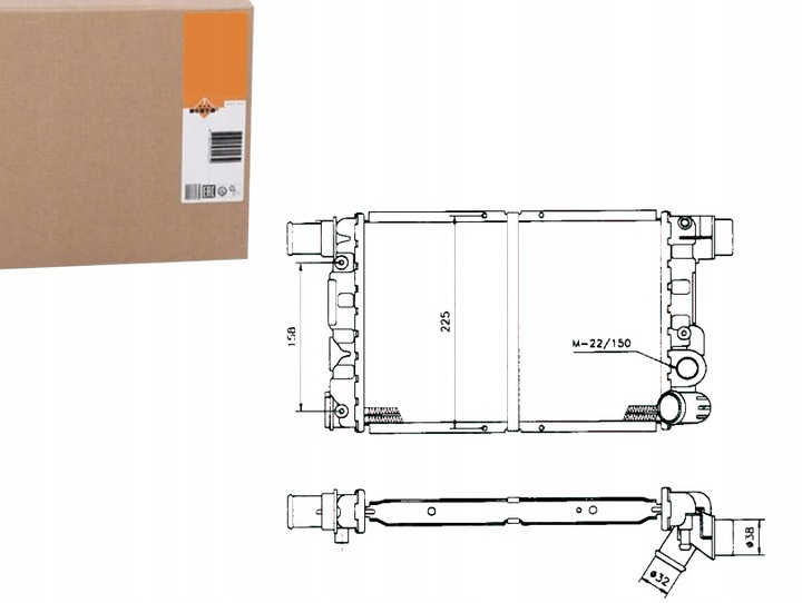 RADUADOR LÍQUIDO / POR PIEZAS PIEZAS DE REPUESTO NRF 58844 