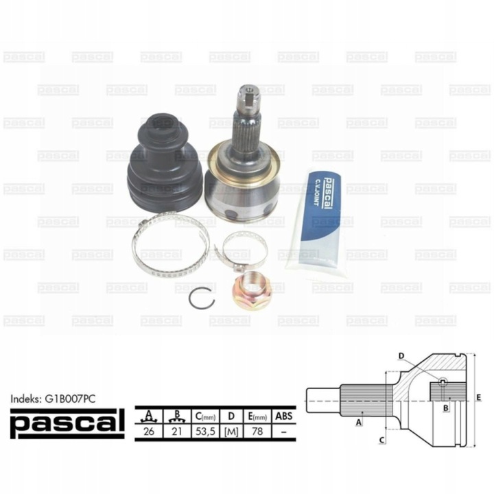 JOINT EXTÉRIEUR MINI (R50, R53), (R52), (R56) 1