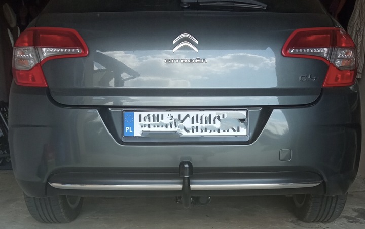 CITROEN C4 II B7 - FACING, PANEL CHROME CHROMIZED BUMPER 