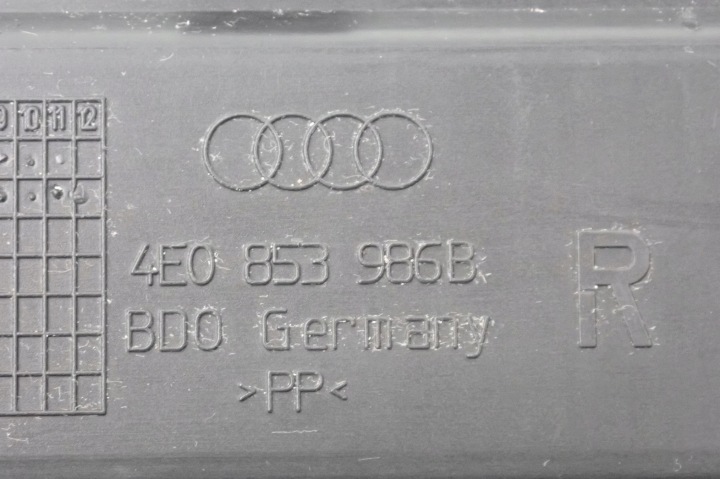 MOULURE SEUIL DROITE AVANT AUDI A8 D3 4E0853986B