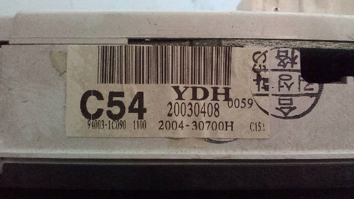 COMPTEUR HYUNDAI GETZ 1,3 B 2004-30700H