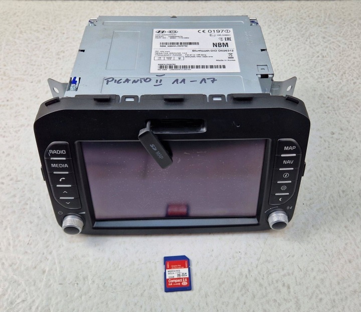 KIA PICANTO 2 II 11-17 RADIO NAVIGATION CARTE 96560-1Y701MB2