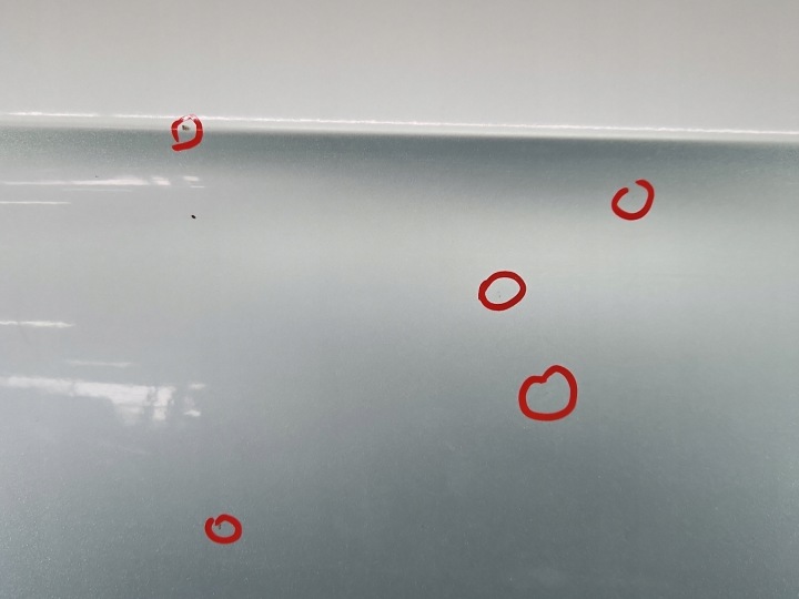 PORTES ARRIÈRE GAUCHE MERCEDES W219 CLS C219 BERLINE 4D ARGENTÉ 775U C775