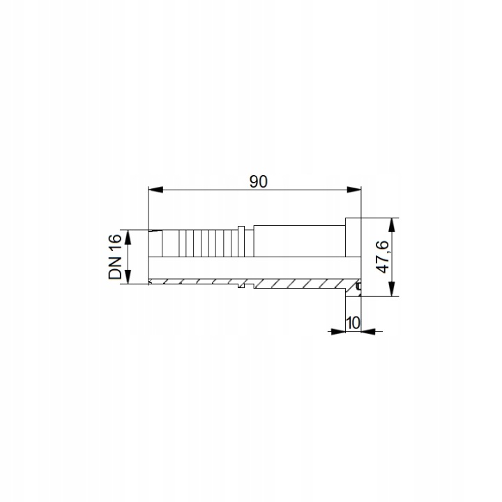 RIVET CREUX SIMPLE SFS 1″ DN16 1SN 2SN 4SN JOINT D'ÉTANCHÉITÉ