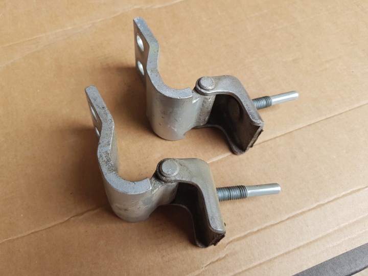 ENSEMBLE CHARNIÈRES COUVERCLES DE COFFRE ARRIÈRE VW CADDY III 2004-2015 LA7W FONCTIONNELLES
