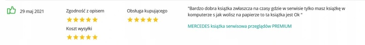 MERCEDES LIBRO DE MANTENIMIENTO KSIAZECZKA PREMIUM AL 16 PRZEGLADOW +GRATIS 