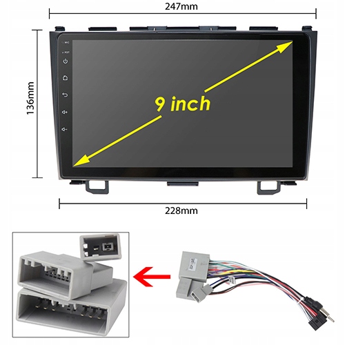 HONDA CR-V 3 06-12 RADIO GPS ANDROID 4GB 64G SIM 