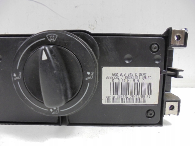 SEAT IBIZA II 6K 99-03 PANNEAU COMMANDE CONDUIT D'AIR LIFT RESTYLAGE 6K0819045C