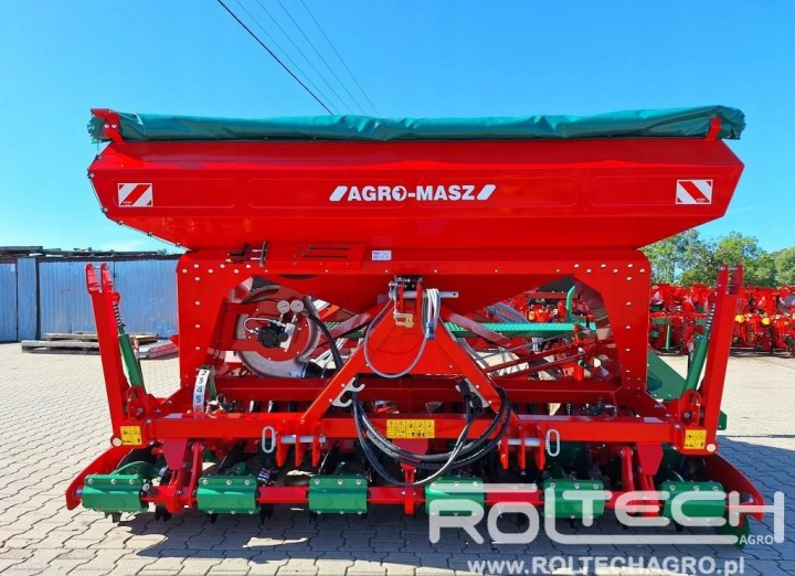 SEMOIR ZBOZOWY AQUILA DISC COMPACT 30 3,0M AGRO-MASZ AD40 ARBRE CAOUTCHOUC 560MM