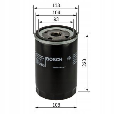 FILTRE HUILES F026407048/BOF