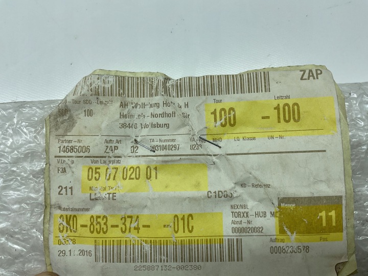 MOULURE SEUIL DROIT AVANT AUDI A4 B8 8K0 8K0853374
