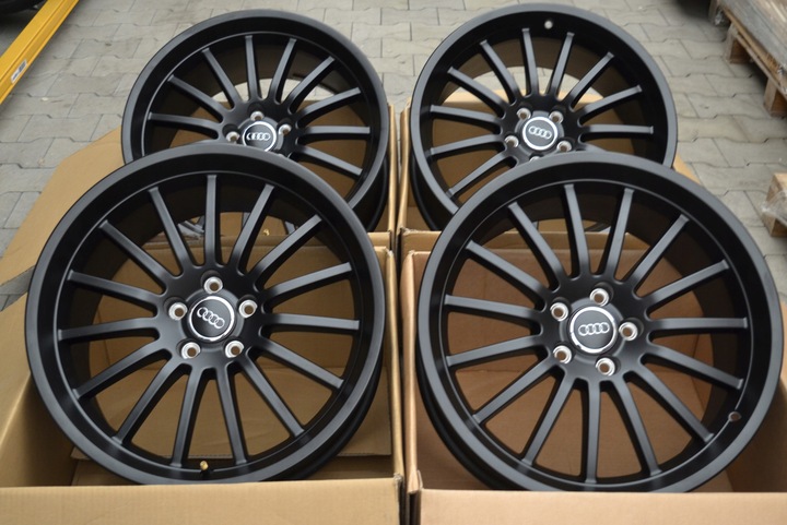 LLANTAS 19 5X112 ORIGINAL AUDI A5 S5 RS5 8T0 8W0 NEGRAS MATE RANT NUEVO 