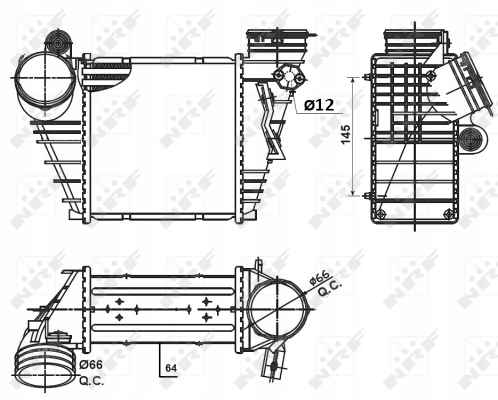 RADUADOR AIRE DE CARGA 30936 