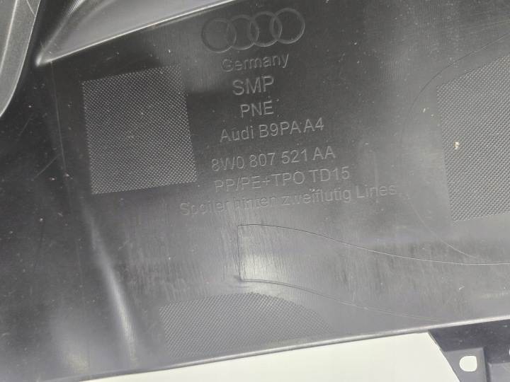 AUDI A4 B9 LIFT SPOILER DIFFUSEUR PARE-CHOCS ARRIÈRE 8W0807521AA