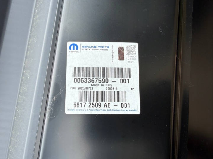 PORTES GAUCHE ARRIÈRE ARRIÈRE FIAT DUCATO III H2 0053367590 ORIGINAL