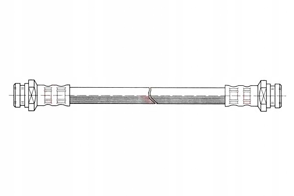 FIL DE FREIN ÉLASTIQUE AVANT L (DL. 182MM, M10X1/M10X1) ÇA VA D photo 9 - milautoparts-fr.ukrlive.com