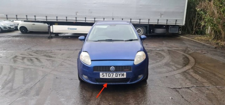 GRILLE PARE-CHOCS FIAT PUNTO 3 GRANDE PUNTO 2006 735481336