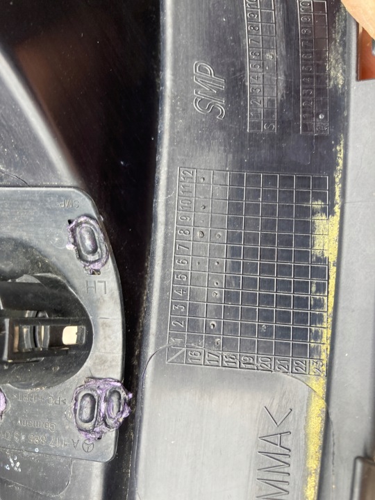 MERCEDES CLA C117 GRILLE PARE-CHOCS AVANT GAUCHE OE
